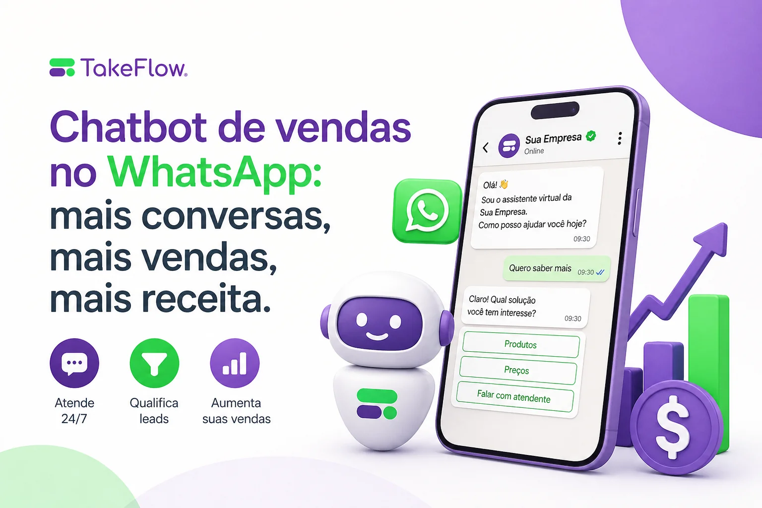 Chatbot para Vendas no WhatsApp: Como Aumentar Receita em 2026